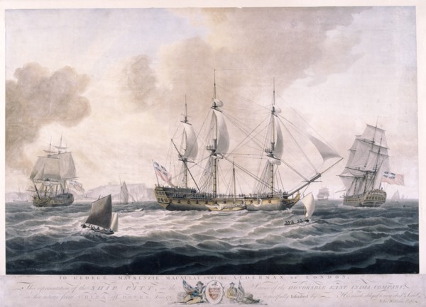 The Pitt, 1787. Artist: Unknown