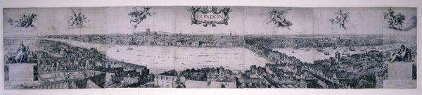 View of London from the south, 1832. Artist: Robert Martin