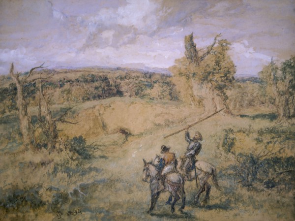 'Don Quixote and Sancho Panza', 1894. Artist: Sir John Gilbert