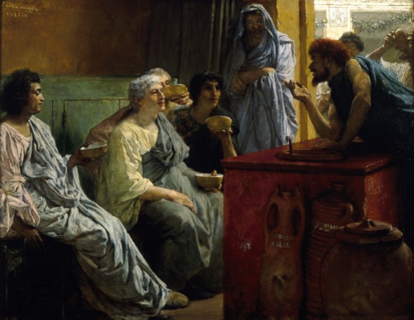 'The Wine Shop', 1869-1874. Creator: Sir Lawrence Alma-Tadema.