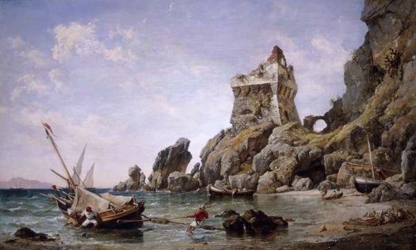 Salerno, Italy, 1849. Artist: Edward William Cooke