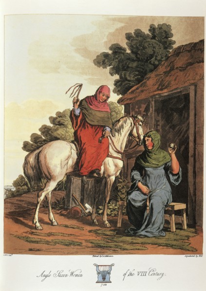 'Anglo Saxon Women of the VIII Century', 1814.  Artist: Charles Hamilton-Smith