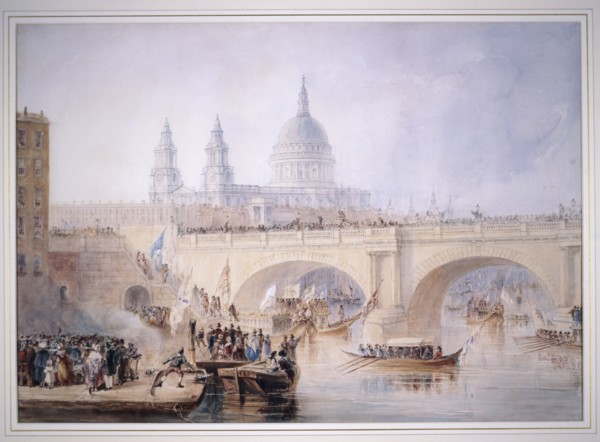 Blackfriars Bridge, London. Artist: Unknown