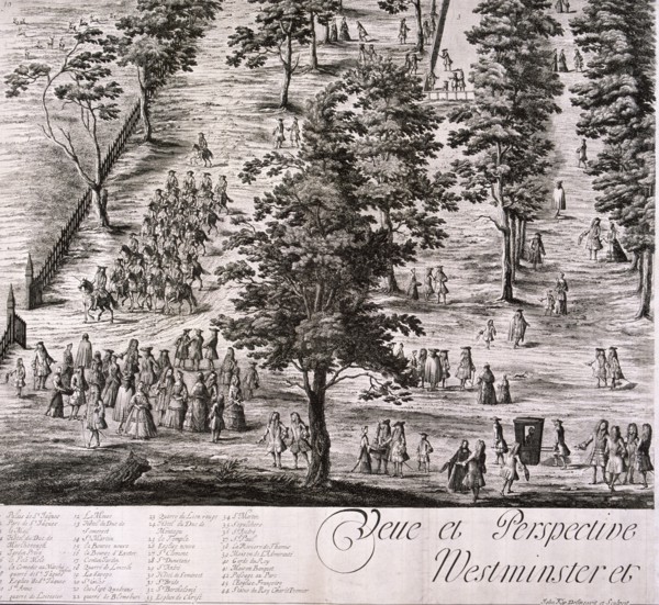 Panoramic view of London, 1720. Artist: Johannes Kip