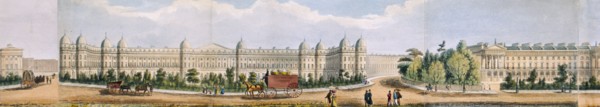 Panoramic view of the area around Regent's Park, London, 1831. Artist: Anon