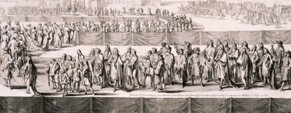 Queen Mary II's funeral, Westminster Abbey, London, 1695. Artist: Romeyn de Hooghe