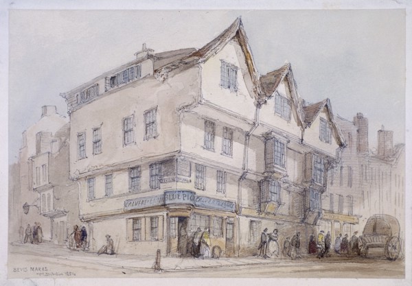 Bevis Marks, London, 1854. Artist: Thomas Colman Dibdin