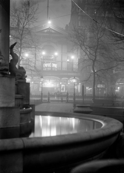 Front of the Empire Theatre, Leicester Square, London, post 1887