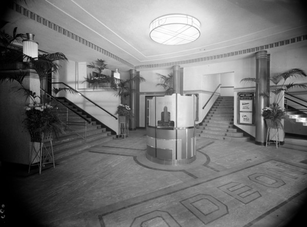 Entrance foyer to Odeon cinema, Chingford Mount, London, c1935