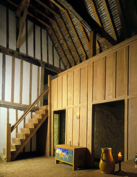 Interior of the Medieval Merchant's House, French Street, Southampton, Hampshire, 1988