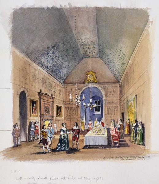 The Great Hall in the Keep of Dover Castle, Kent, c1626, (1997)