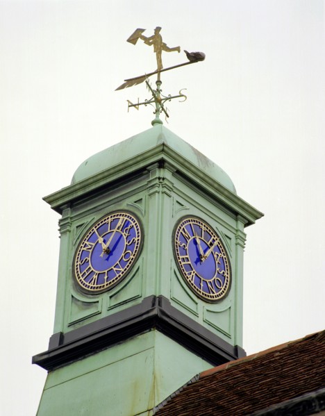 Clock and cupola, the former Assembly Rooms, Salisbury, Wiltshire, 2000