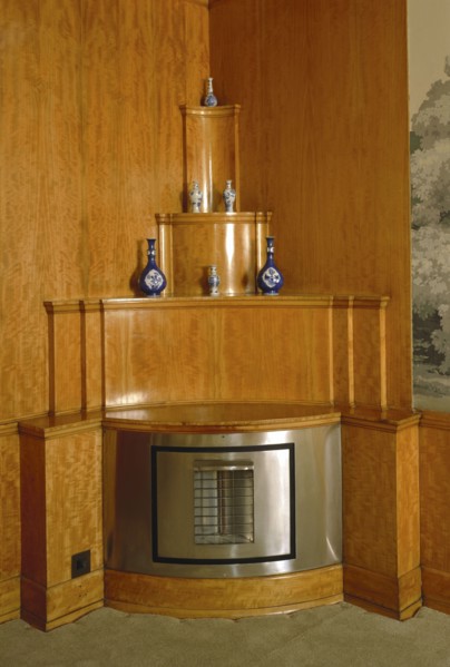 Fireplace at Eltham Palace, London, 1999