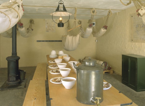 War shelter at Pendennis Castle, Falmouth, Cornwall, 1998