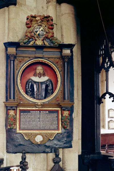 Monument to Atkinson in the church of St Mary Magdalen, Newark-on-Trent, c1965-c1969
