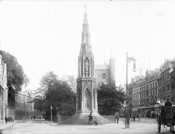 Martyrs Memorial, St Giles, Oxford, Oxfordshire, c1860-c1922