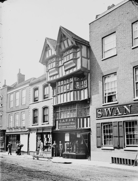 Mr Land's Agricultural Implement Warehouse, High Street, Tewkesbury, Gloucestershire, c1860-c1922