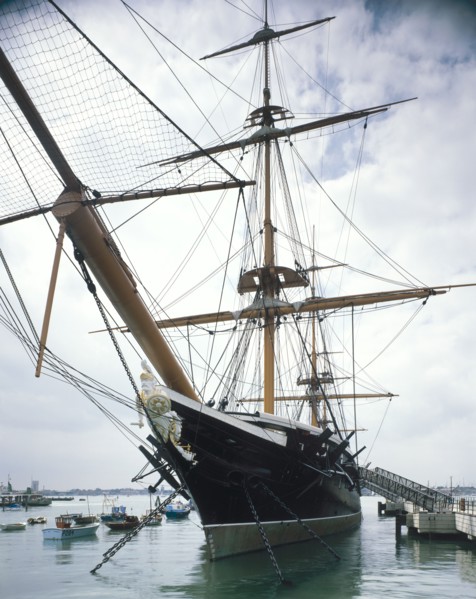 HMS Warrior, Portsmouth, Hants, 1987
