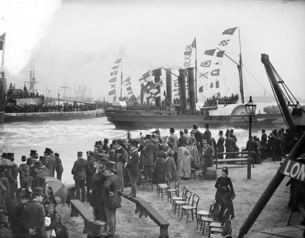 HMS 'Sans Pareil', Poplar, London,c1860-c1922