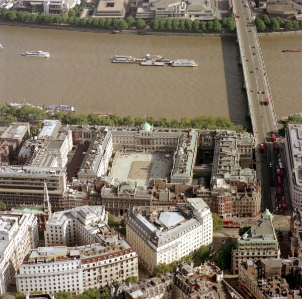 Somerset House and Waterloo Bridge, Westminster, London, 2002 Artist