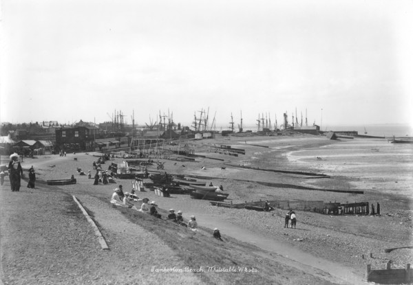 Tankerton Beach, Whitstable, Kent, 1890-1910