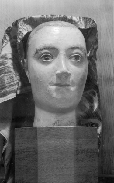 Royal funeral effigy of Queen Mary I, Westminster Abbey, London, 1945-1980