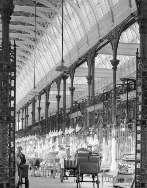 Smithfield Meat Market, London, c1950s? Artist