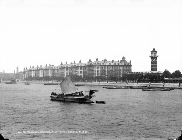 St Thomas' Hospital, Lambeth Palace Road, Lambeth, London, c1871-1900