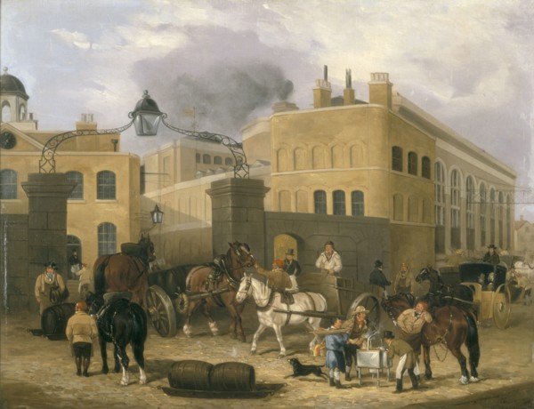 'Barclay and Perkins's Brewery in Southwark', c1840. Artist: Unknown