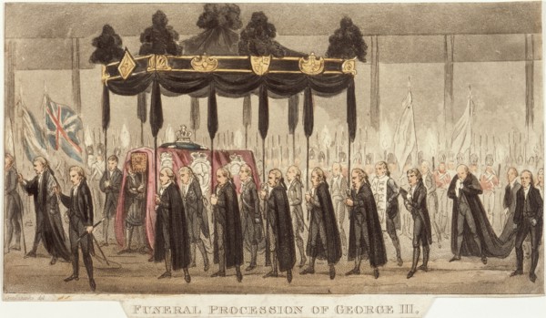 'Funeral Procession of George III', 1820. Artist: Unknown