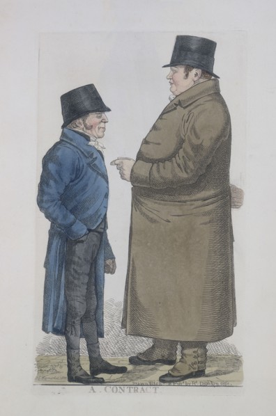 'A - Contract', 1818. Artist: Richard Dighton