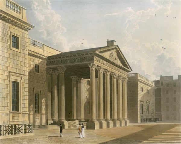 North entrance of the Carlton House, Westminster, London. Artist: Unknown