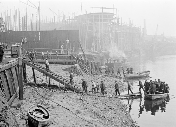 Thames Ironworks, London, c1908. Artist: Unknown