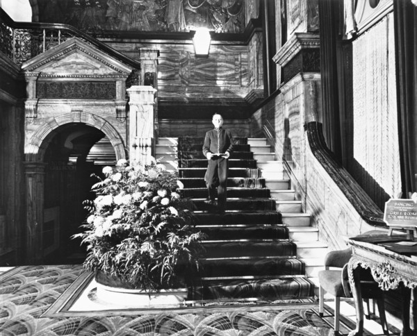 Bellboy at the Trocadero, Westminster, London, (c1939?). Artist: Unknown