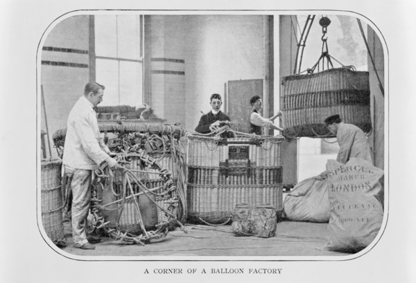 The interior of Spencer's Balloon factory, Highbury, London, c1900. Artist: Unknown