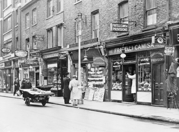 Old Compton Street, Soho, London.  Artist: Herbert Felton