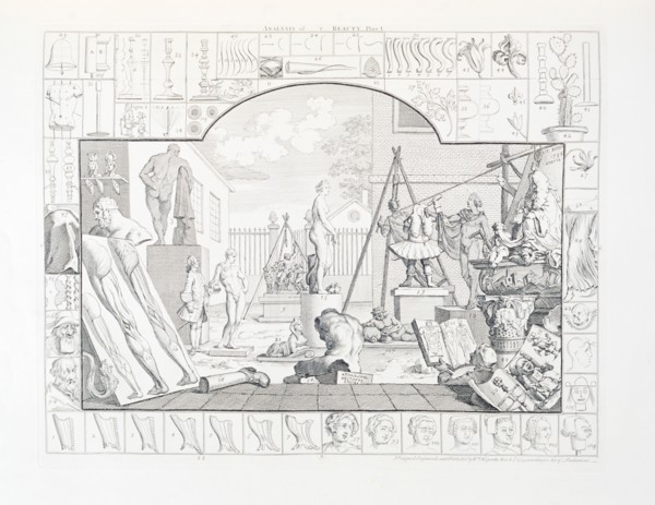 'Analysis of Beauty Plate I', 1753. Artist: William Hogarth
