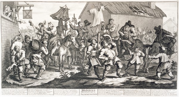'Hudibras encounters the Skimmington', 18th century. Artist: William Hogarth