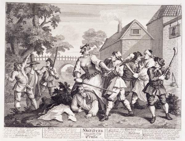 'Hudibras Vanquished by Trulla', 18th century. Artist: William Hogarth