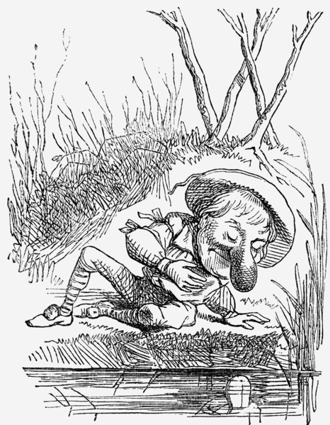 One of Punch's little capital letter illustrations. Artist: Unknown