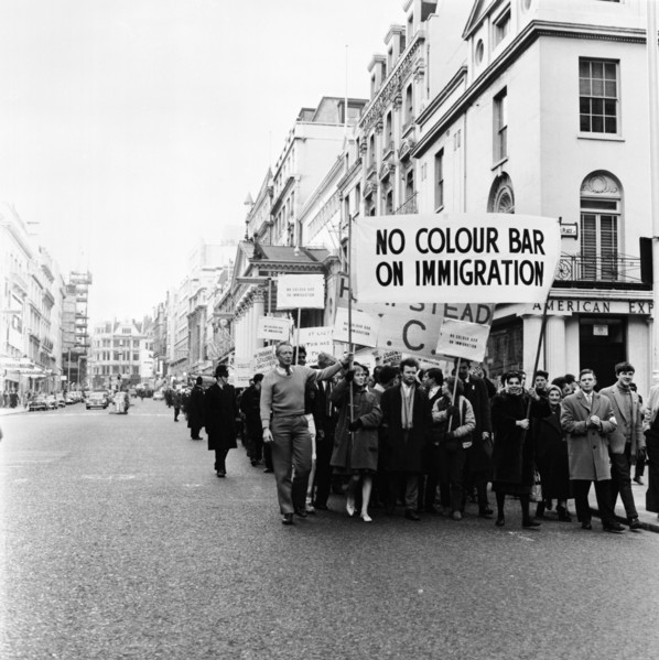 Demonstration march, London, 1962. Artist: Henry Grant