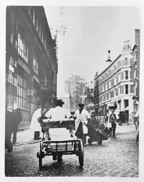 Billingsgate Market, London, (c1930s?). Artist: Unknown