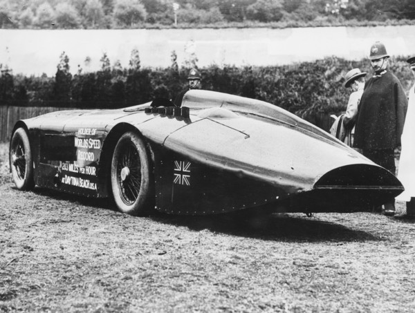 Sunbeam 1000 hp car, 1927. Artist: Unknown