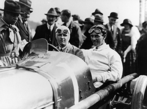 Henry Segrave at the wheel of a 1922 Sunbeam, 1920s. Artist: Unknown