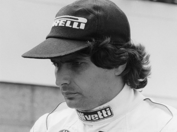 Nelson Piquet at the British Grand Prix, Silverstone, 1985. Artist: Unknown