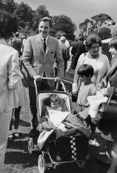 Graham Hill with his family, c1968. Artist: Unknown