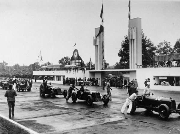 Parade at the Italian Grand Prix, Monza, 1933. Artist: Unknown