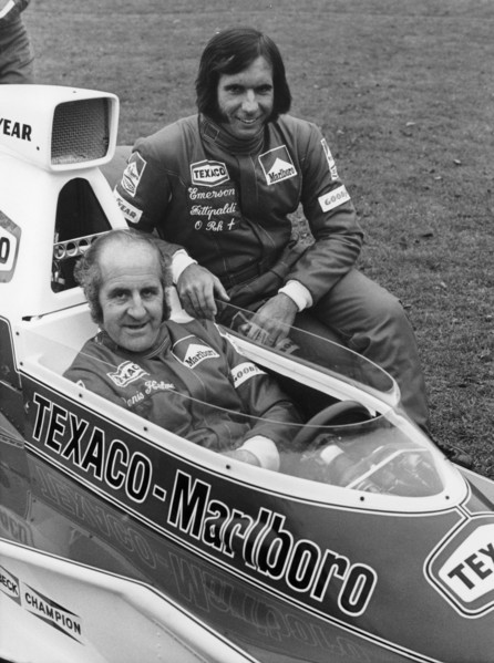 Denny Hulme and Emerson Fittipaldi, 1974. Artist: Unknown