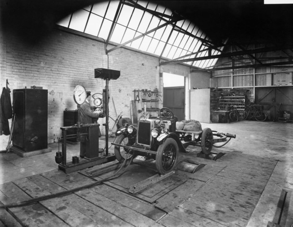 Morris Minor on test, Cowley, Oxfordshire, c1930. Artist: Unknown