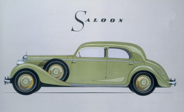 Poster advertising Mercedes-Benz cars, 1939. Artist: Unknown